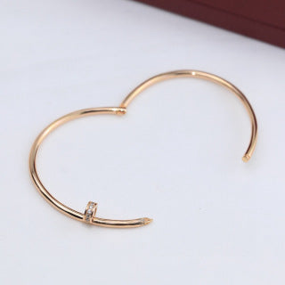 Cartier Juste un Clou bracelet with diamonds on the head and tail