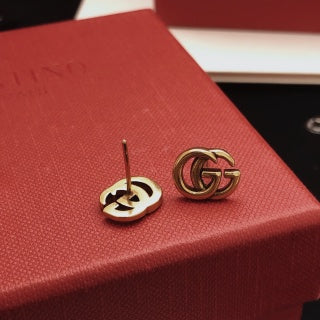 Gucci Triple Interlocking G Stud Earrings
